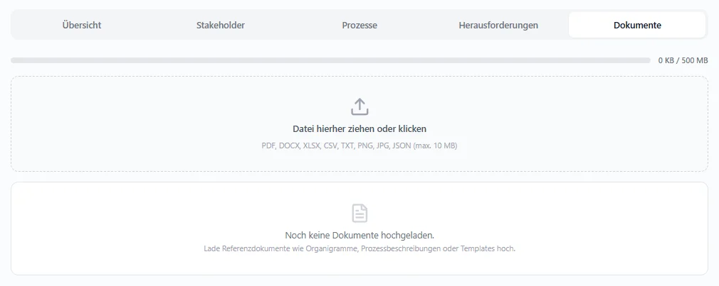 Dokumente als KI-Kontext